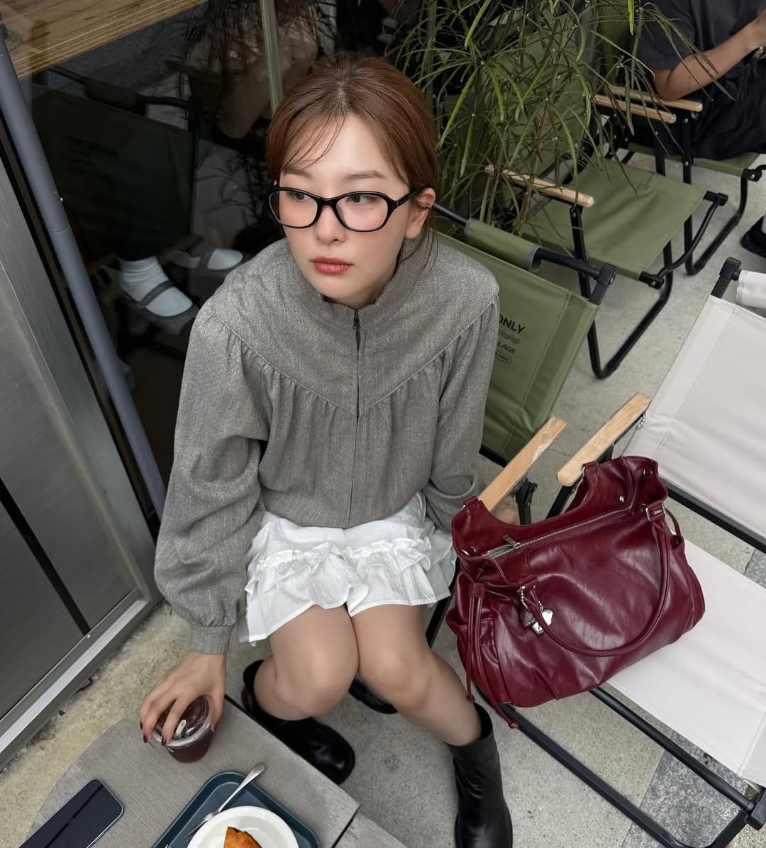 [允真/Seulgi同款🎀] STAND OIL Breezy Bag - Red Wine