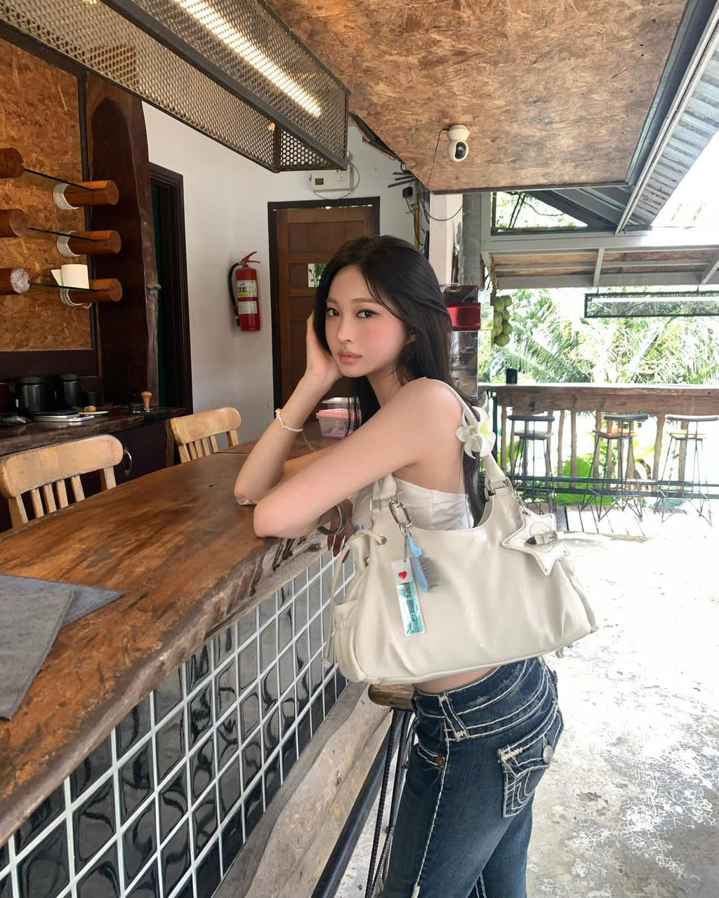 STAND OIL Breezy Bag Mini - Misty White