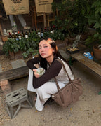 [獨家代理] the Bloom Tote Collection - Mocha Suede