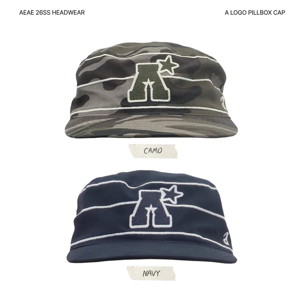 [AEAE] A LOGO PILLBOX CAP_2 COLORS