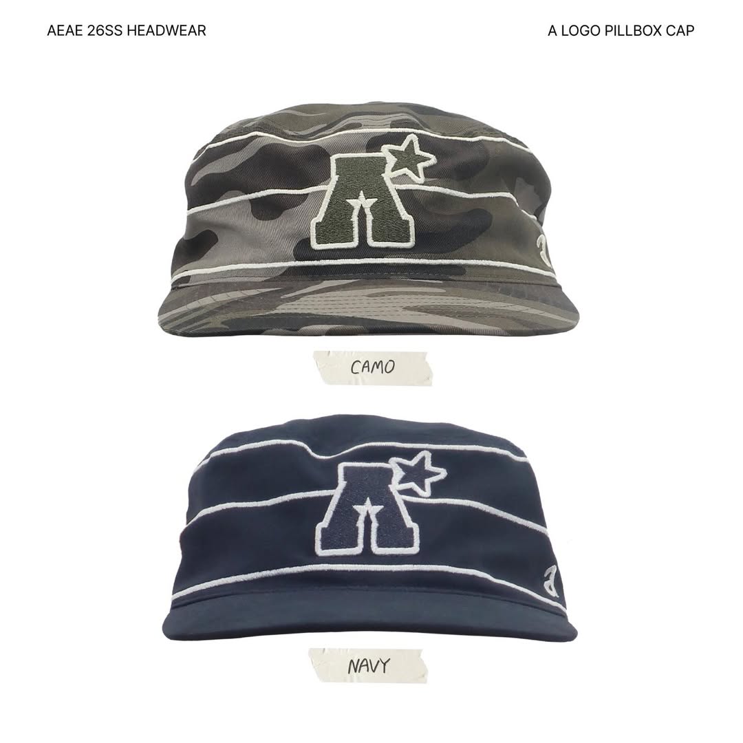 [AEAE] A LOGO PILLBOX CAP_2 COLORS