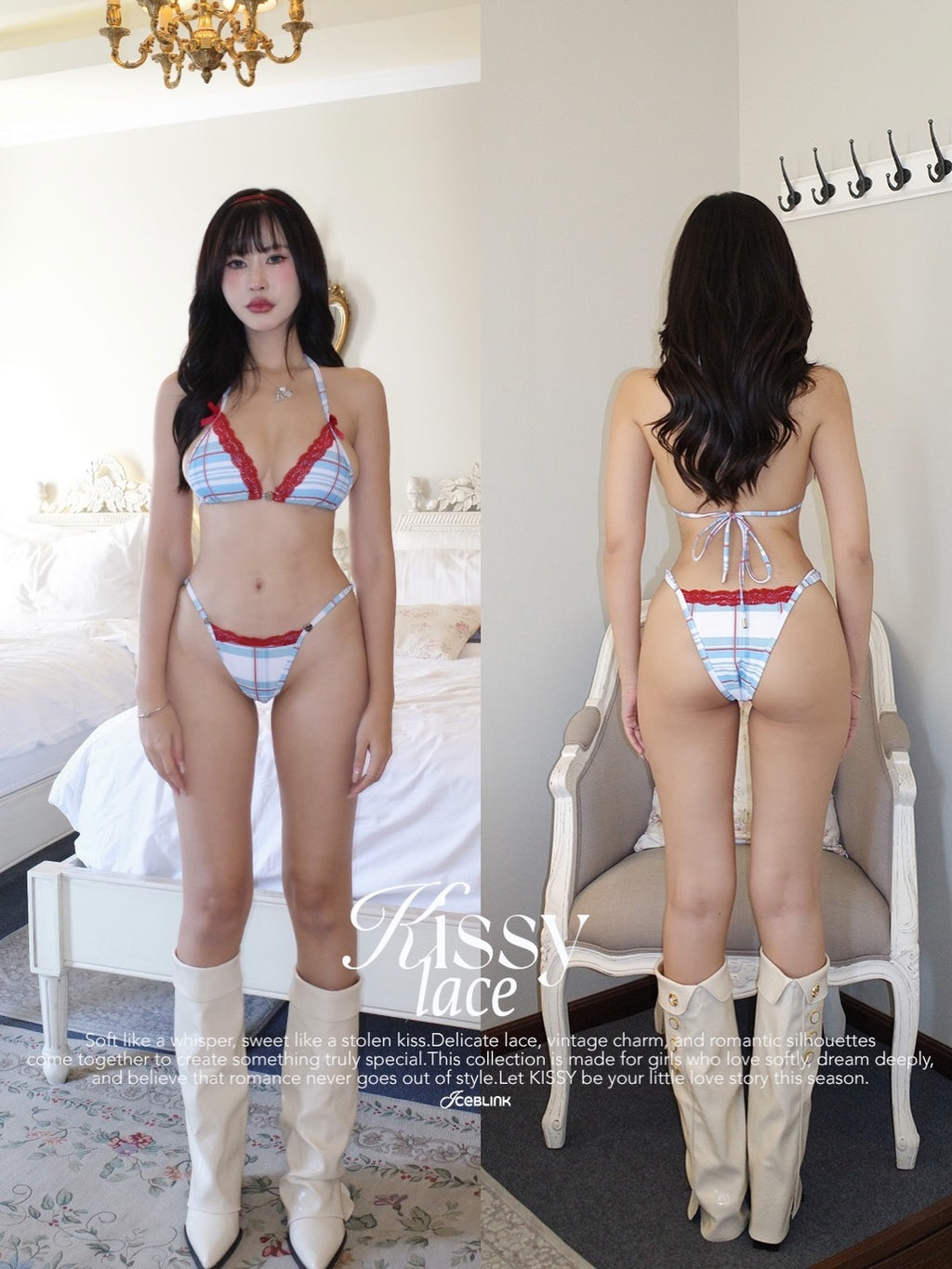 [iceblink] Kissy Lace Bikini - 2patterns