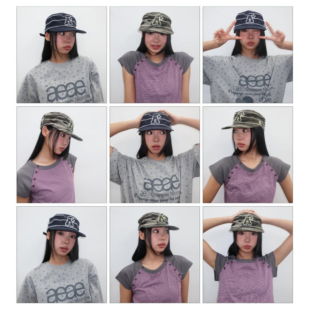 [AEAE] A LOGO PILLBOX CAP_2 COLORS
