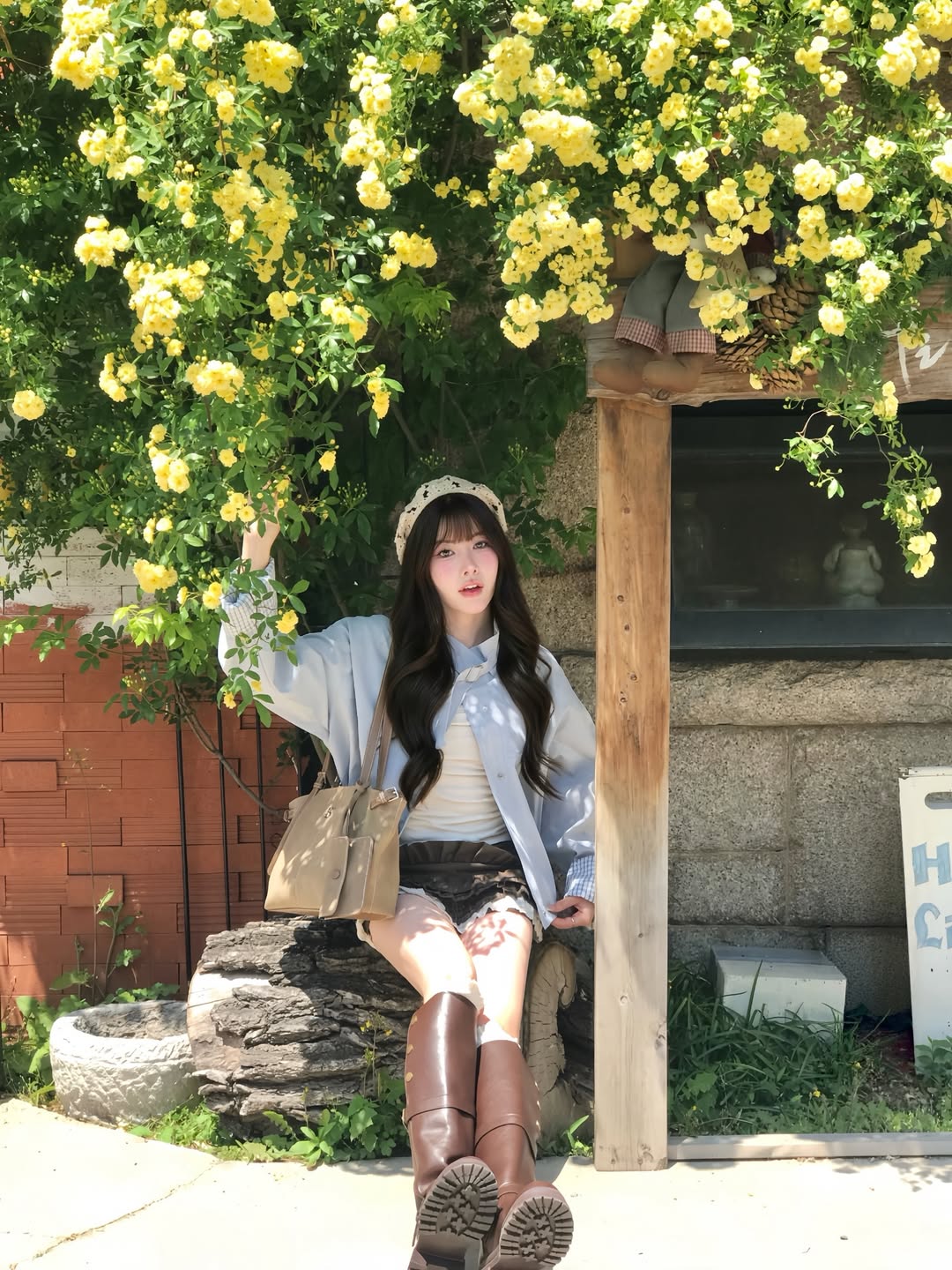 [獨家代理] the Bloom Tote Collection - Latte Brown