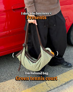 [官方代理] Dachshund Bag - Green tennis court 🎾⛳️