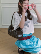 [品牌授權代理] [Rondi House] Dumpling Shoulder Bag - Smoky Vintage Brown