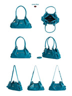 [品牌授權代理] [Rondi House] Dumpling Shoulder Bag - Azure Blue
