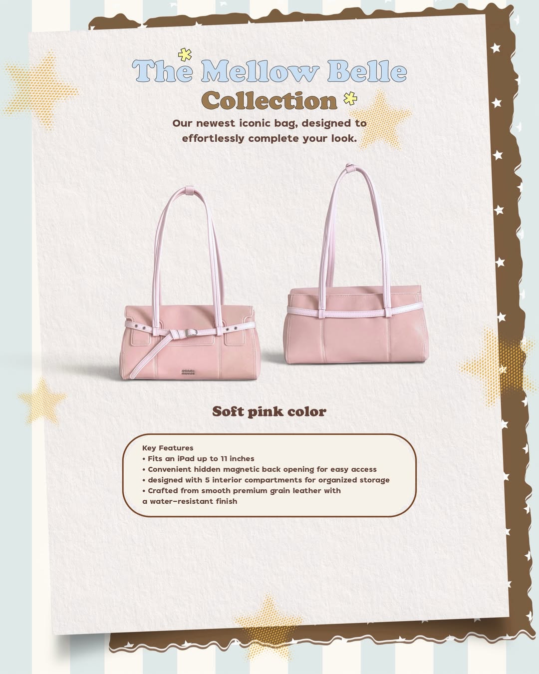 [新品SALE~6.26💓] [獨家代理] [OBAGHOUSE] THE MELLOW BELLE COLLECTION_5 COLORS