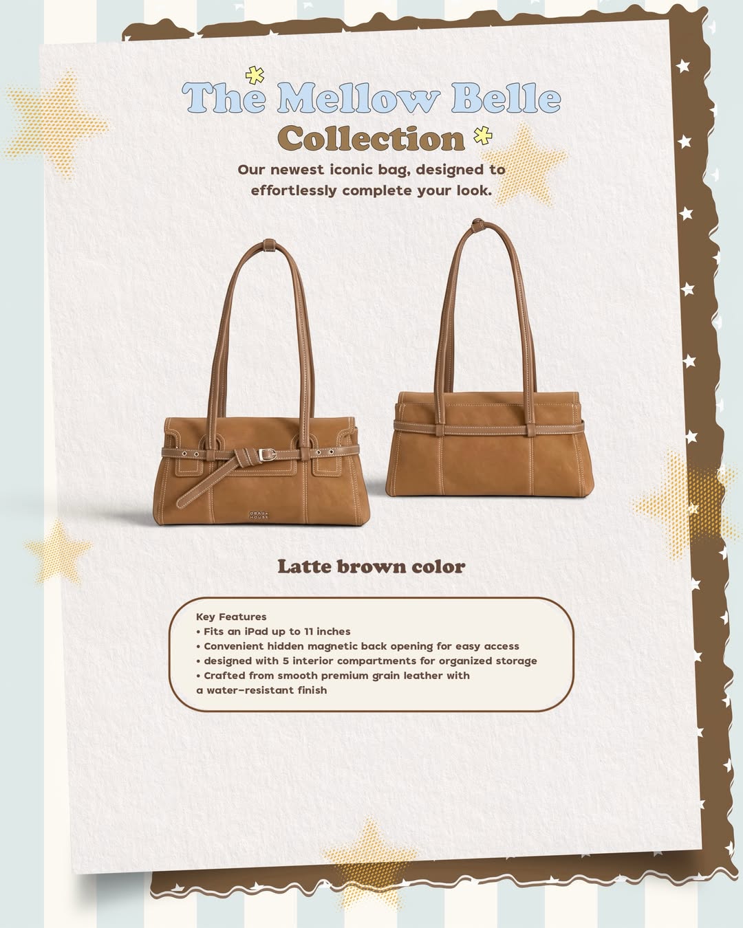 [新品SALE~6.26💓] [獨家代理] [OBAGHOUSE] THE MELLOW BELLE COLLECTION_5 COLORS
