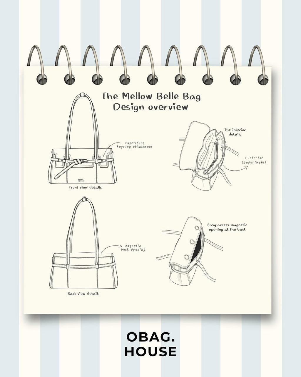[新品SALE~6.26💓] [獨家代理] [OBAGHOUSE] THE MELLOW BELLE COLLECTION_5 COLORS