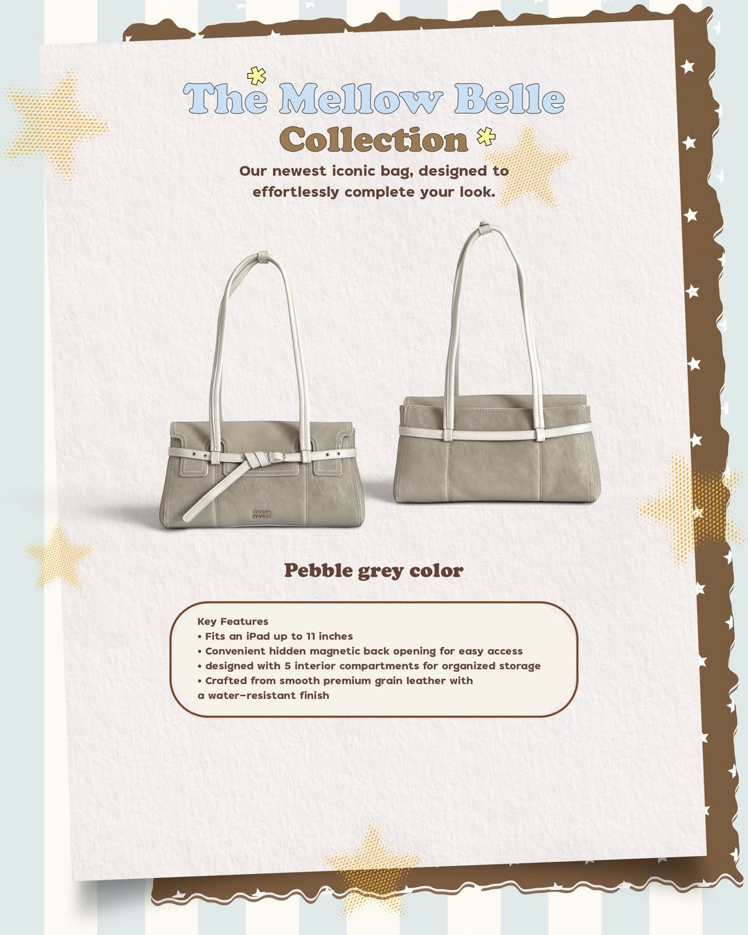 [新品SALE~6.26💓] [獨家代理] [OBAGHOUSE] THE MELLOW BELLE COLLECTION_5 COLORS