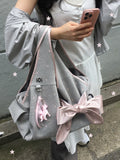[dttm.club x siweol 獨家限定團購] Bow Shoulder Bag - Pink Star