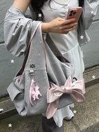 [dttm.club x siweol 獨家限定團購] Bow Shoulder Bag - Pink Star