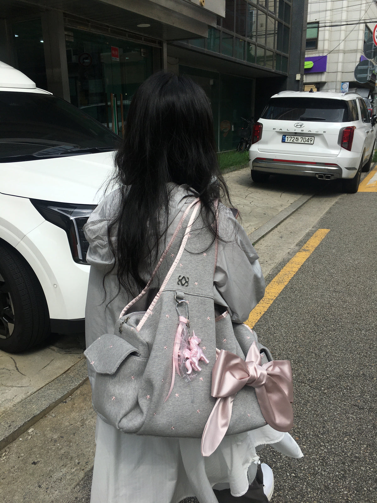 [dttm.club x siweol 獨家限定團購] Bow Shoulder Bag - Pink Star