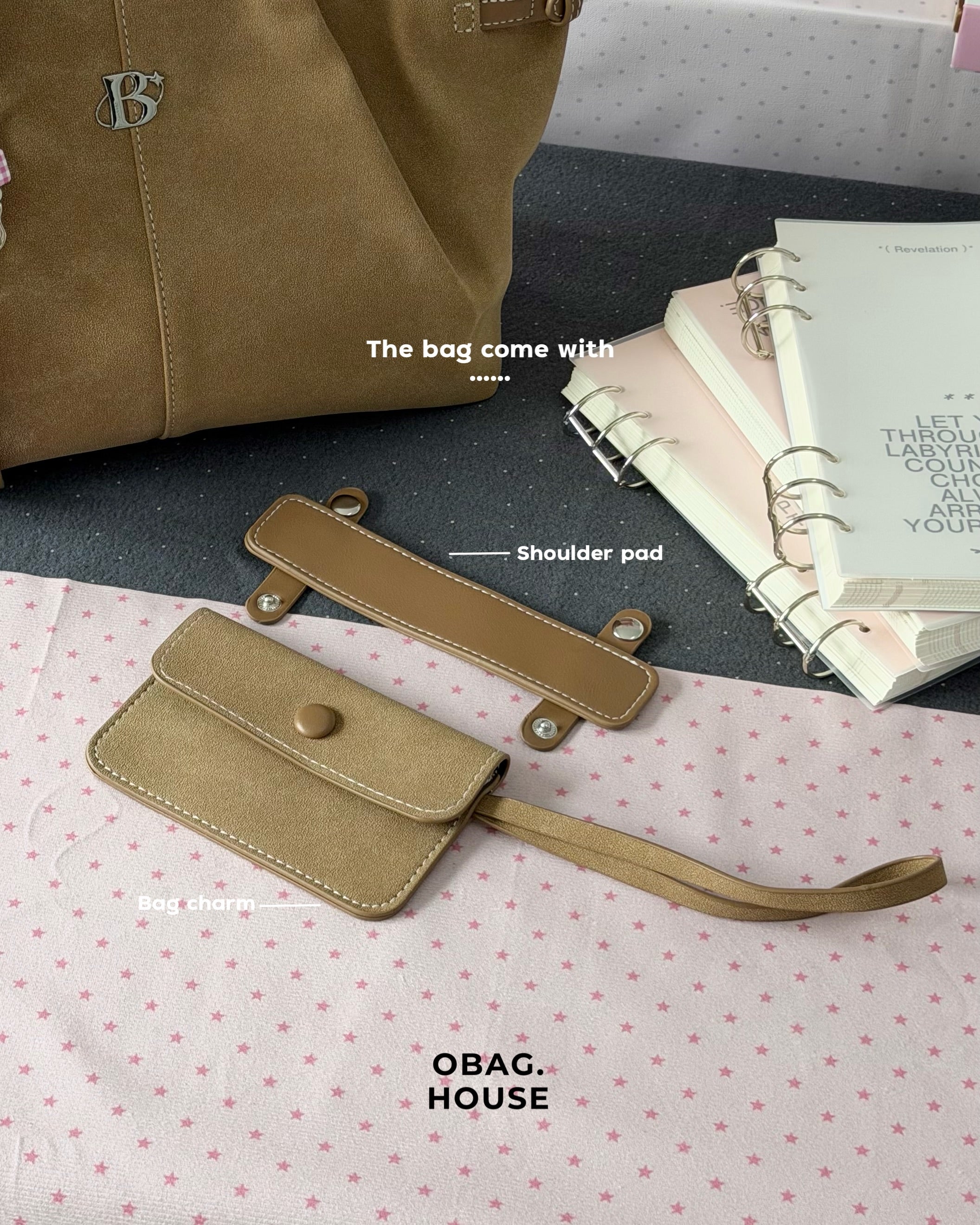 [香港現貨🎀] [獨家代理] [OBAGHOUSE] BLOOM TOTE BAG_6 COLORS