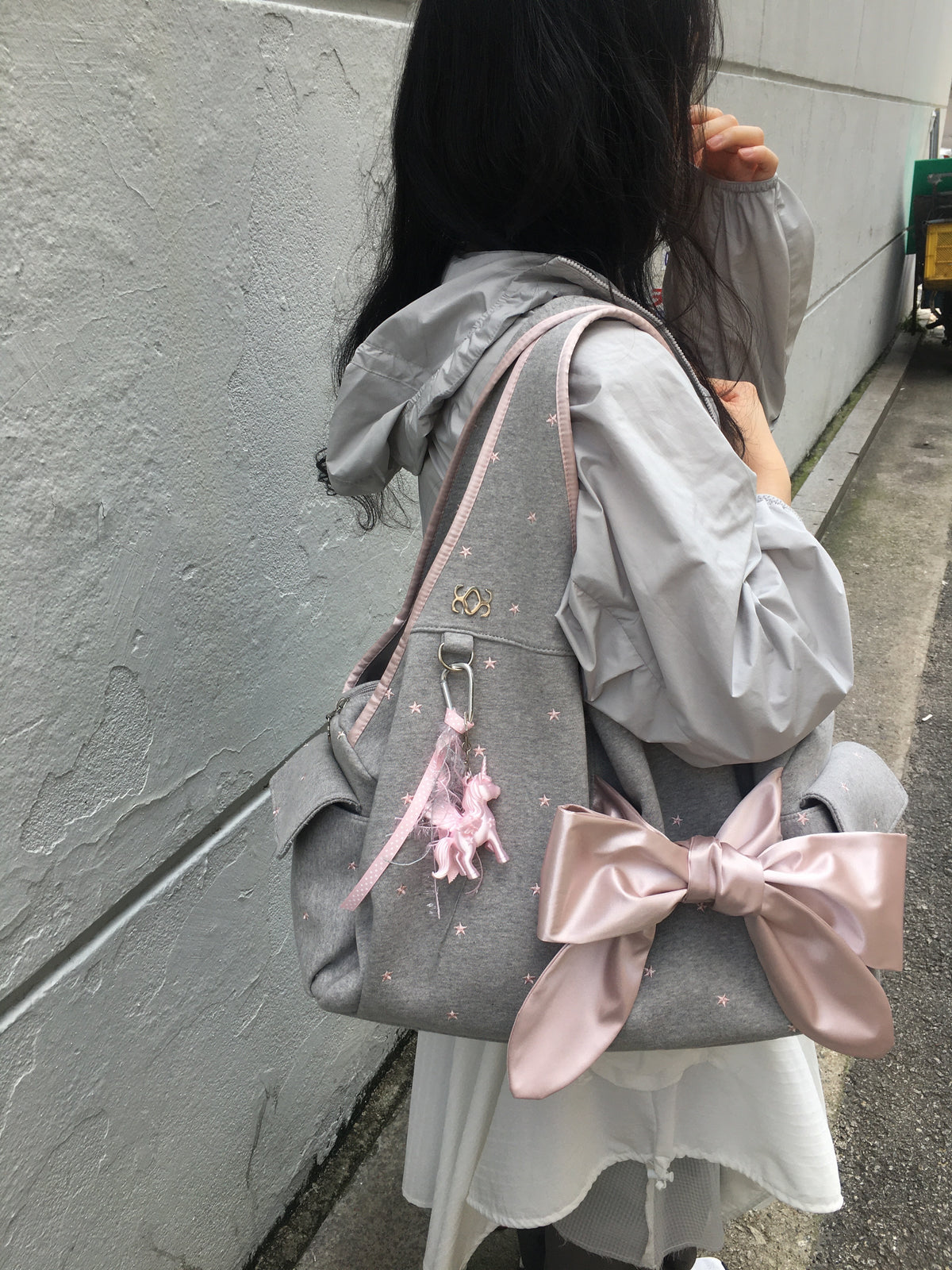 [dttm.club x siweol 獨家限定團購] Bow Shoulder Bag - Pink Star