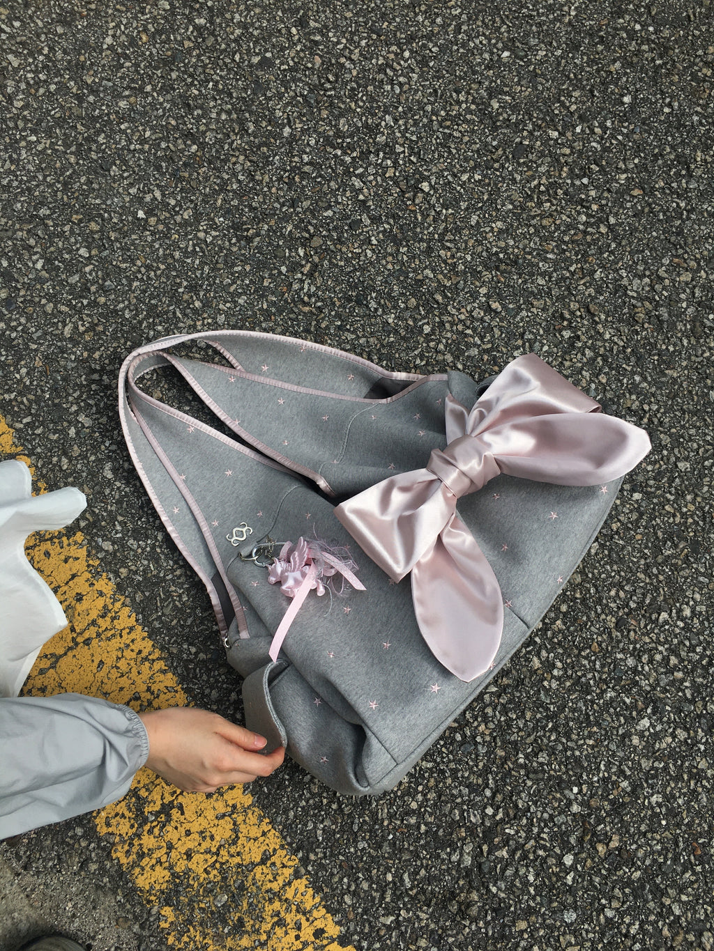 [dttm.club x siweol 獨家限定團購] Bow Shoulder Bag - Pink Star