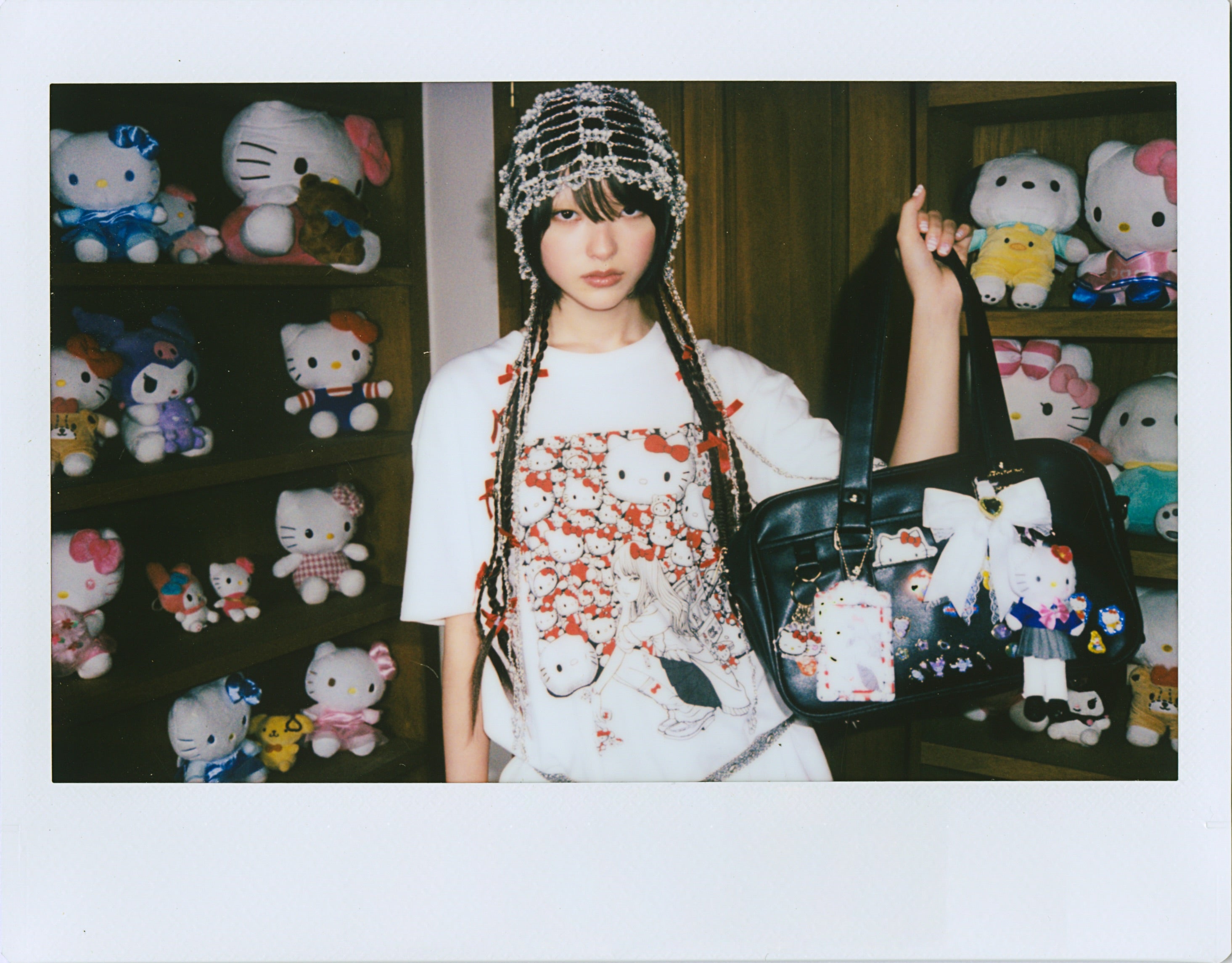 [niceghostclub] JS TOMIE HELLO KITTY TEE_WHITE