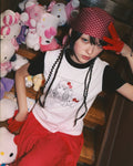 [niceghostclub] JS TOMIE HELLO KITTY MINI TEE_WHITE