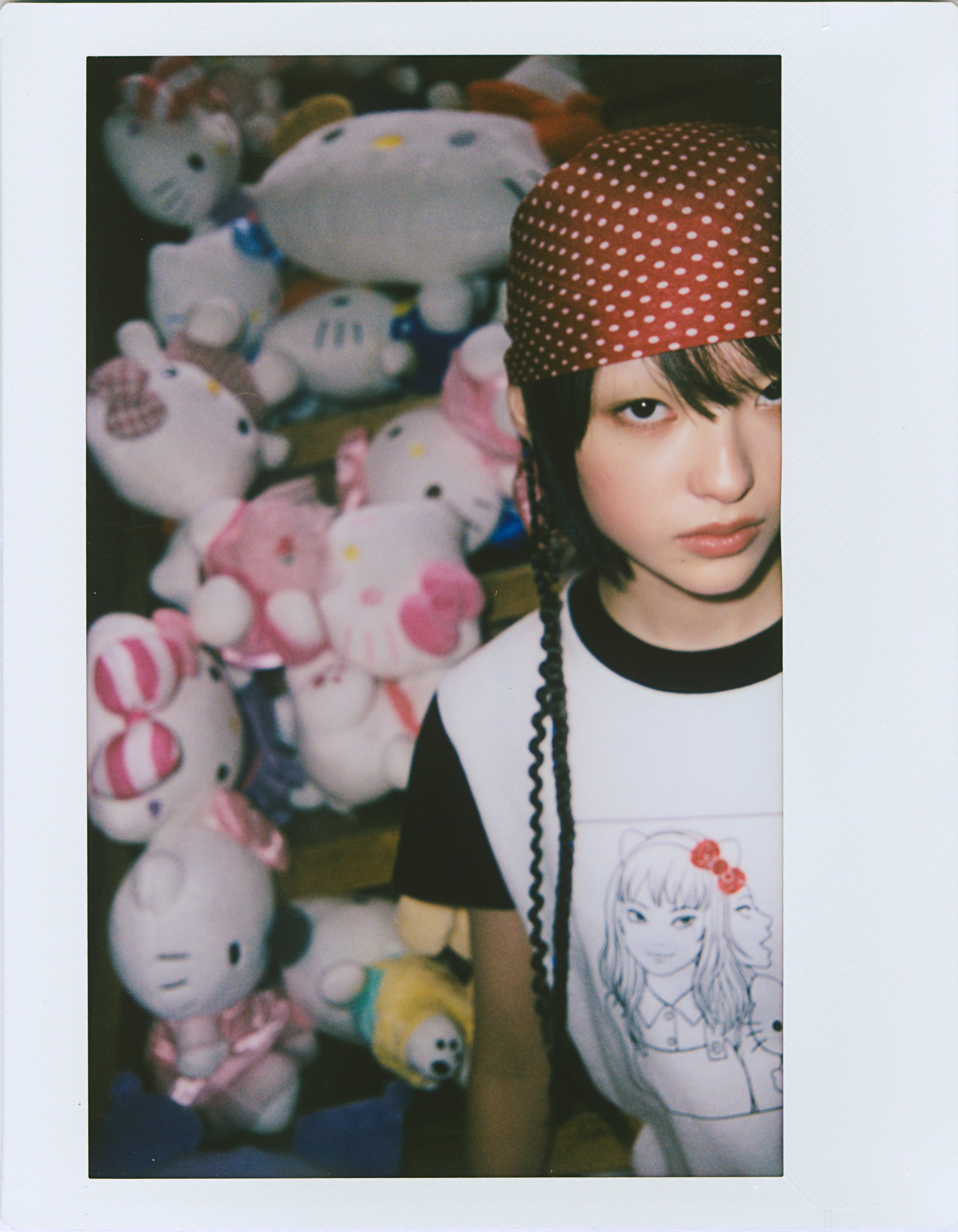 [niceghostclub] JS TOMIE HELLO KITTY MINI TEE_WHITE