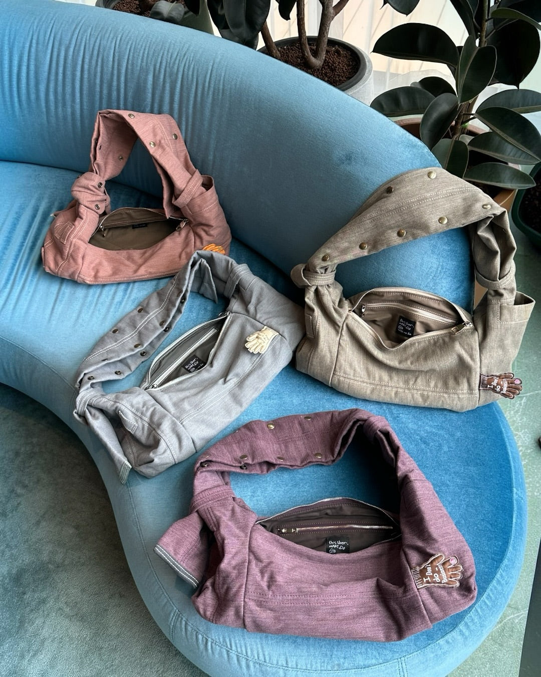 HANDMADE KNOTT SERVICE BAG_4 COLORS