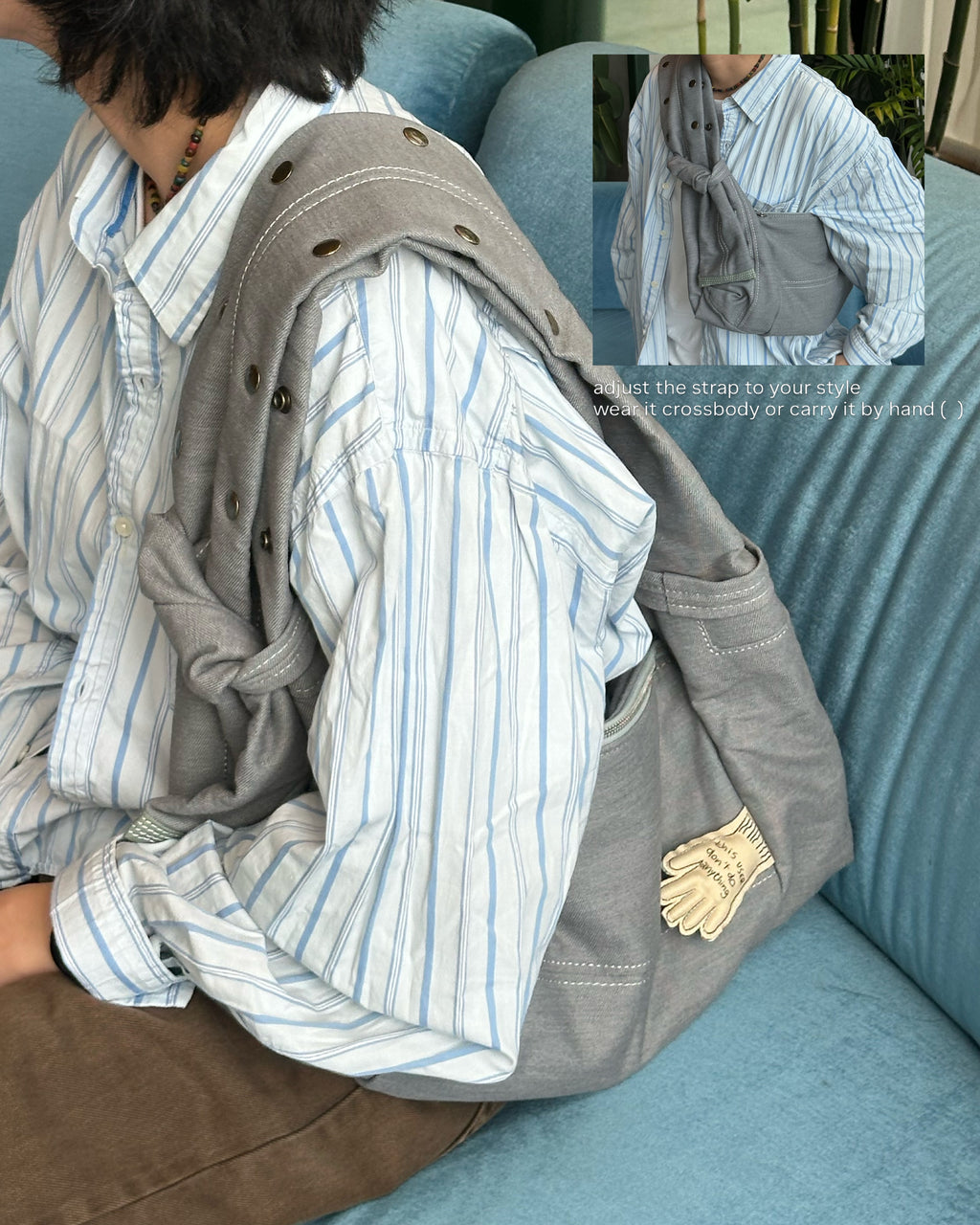 HANDMADE KNOTT SERVICE BAG_4 COLORS