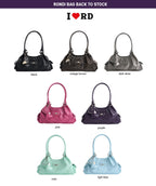 [品牌授權代理] [Rondi House] Dumpling Shoulder Bag - Obsidian Black