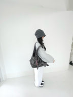 [dttm.club x siweol 獨家限定團購] Bow Shoulder Bag - ⭐️Medium⭐️ Nubuck Grey