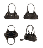 [品牌授權代理] [Rondi House] Dumpling Shoulder Bag - Smoky Vintage Brown