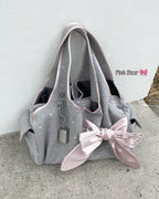 [dttm.club x siweol 獨家限定團購] Bow Shoulder Bag - Pink Star