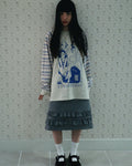 WONDERVISITOR STRAWBERRY EP1 RAGLAN LS-T / OATMEAL