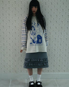 WONDERVISITOR STRAWBERRY EP1 RAGLAN LS-T / OATMEAL