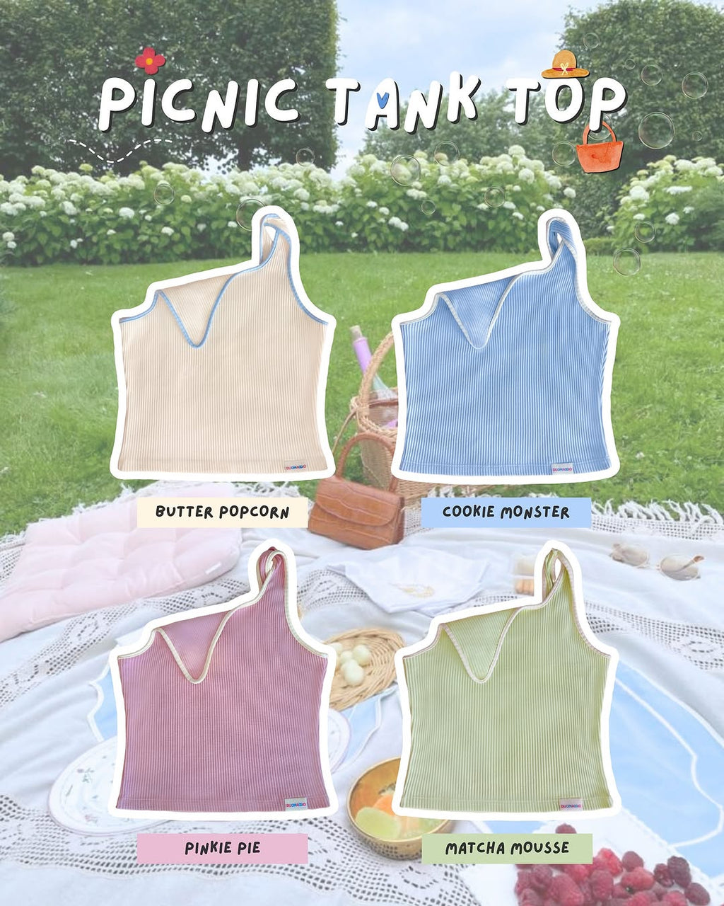 [th] Picnic Tank Top / 4colors
