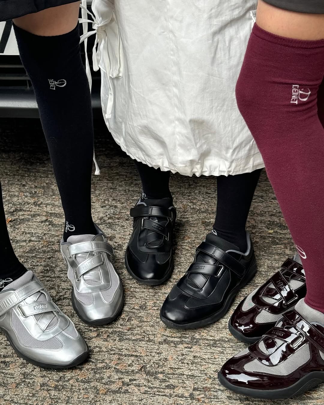 DEINET VELCRO SNEAKERS / 3COLORS