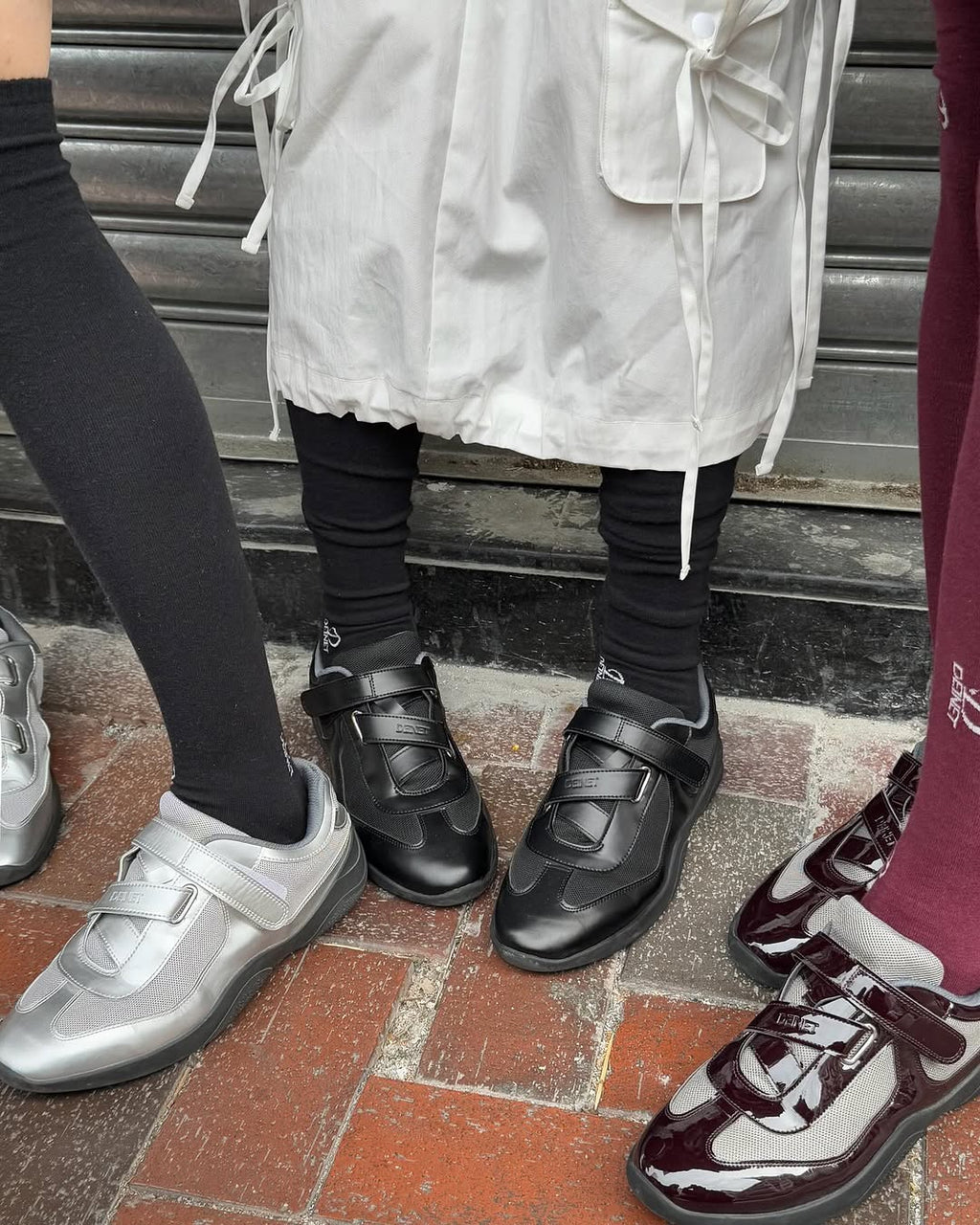 DEINET VELCRO SNEAKERS / 3COLORS