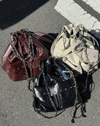 DEINET 5-WAY STUD POCKET MULTI BAG / 3COLORS