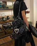 DEINET 5-WAY STUD POCKET MULTI BAG / 3COLORS