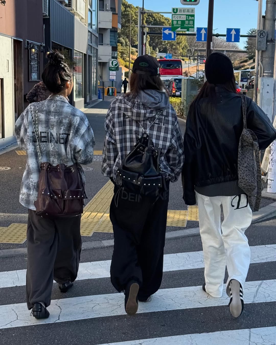 DEINET 5-WAY STUD POCKET MULTI BAG / 3COLORS