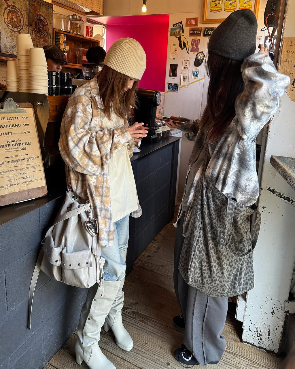 DEINET 5-WAY STUD POCKET MULTI BAG / 3COLORS