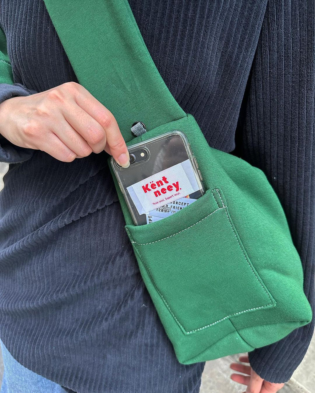 [官方代理💣] KENTNEEY 3-WAY SWEATER DAILY WINDY BAG - PARSLEY GREEN