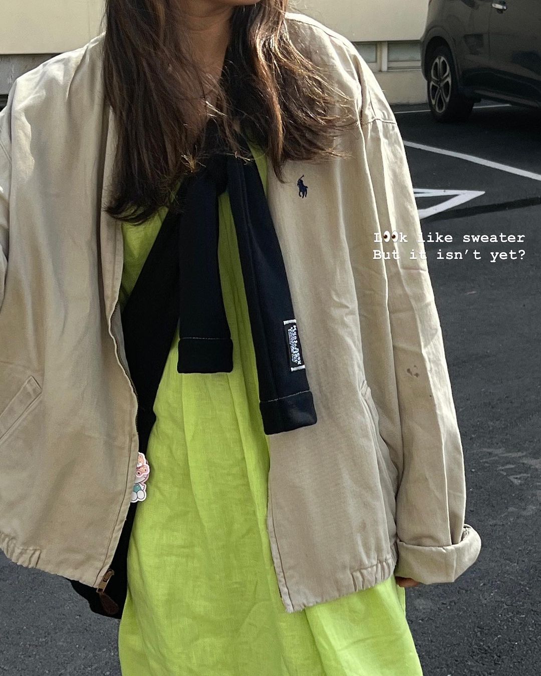 [香港現貨✨] [官方代理💣] KENTNEEY 3-WAY SWEATER DAILY WINDY BAG - BLACK