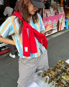 [香港現貨✨] [官方代理💣] KENTNEEY 3-WAY SWEATER DAILY WINDY BAG - MERRY RED