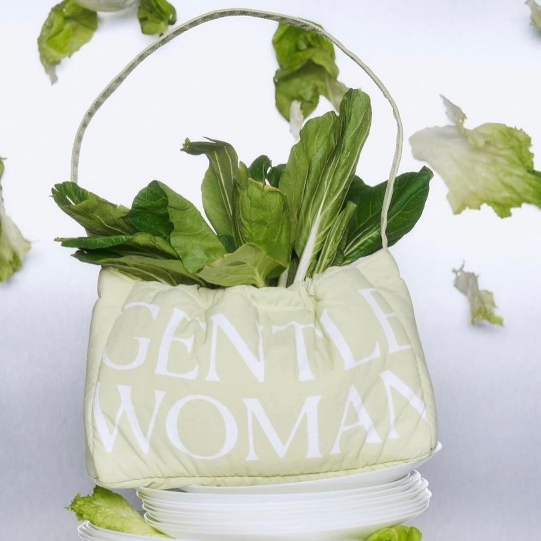 GENTLEWOMAN Dumpling Bag - Green Spinach