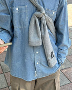 [官方代理💣] KENTNEEY 3-WAY SWEATER DAILY WINDY BAG - MISTY GREY