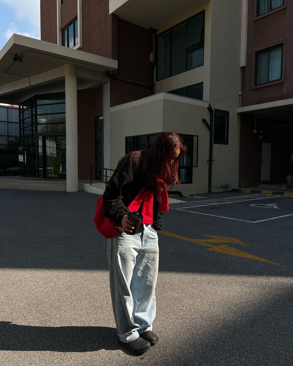 [香港現貨✨] [官方代理💣] KENTNEEY 3-WAY SWEATER DAILY WINDY BAG - MERRY RED