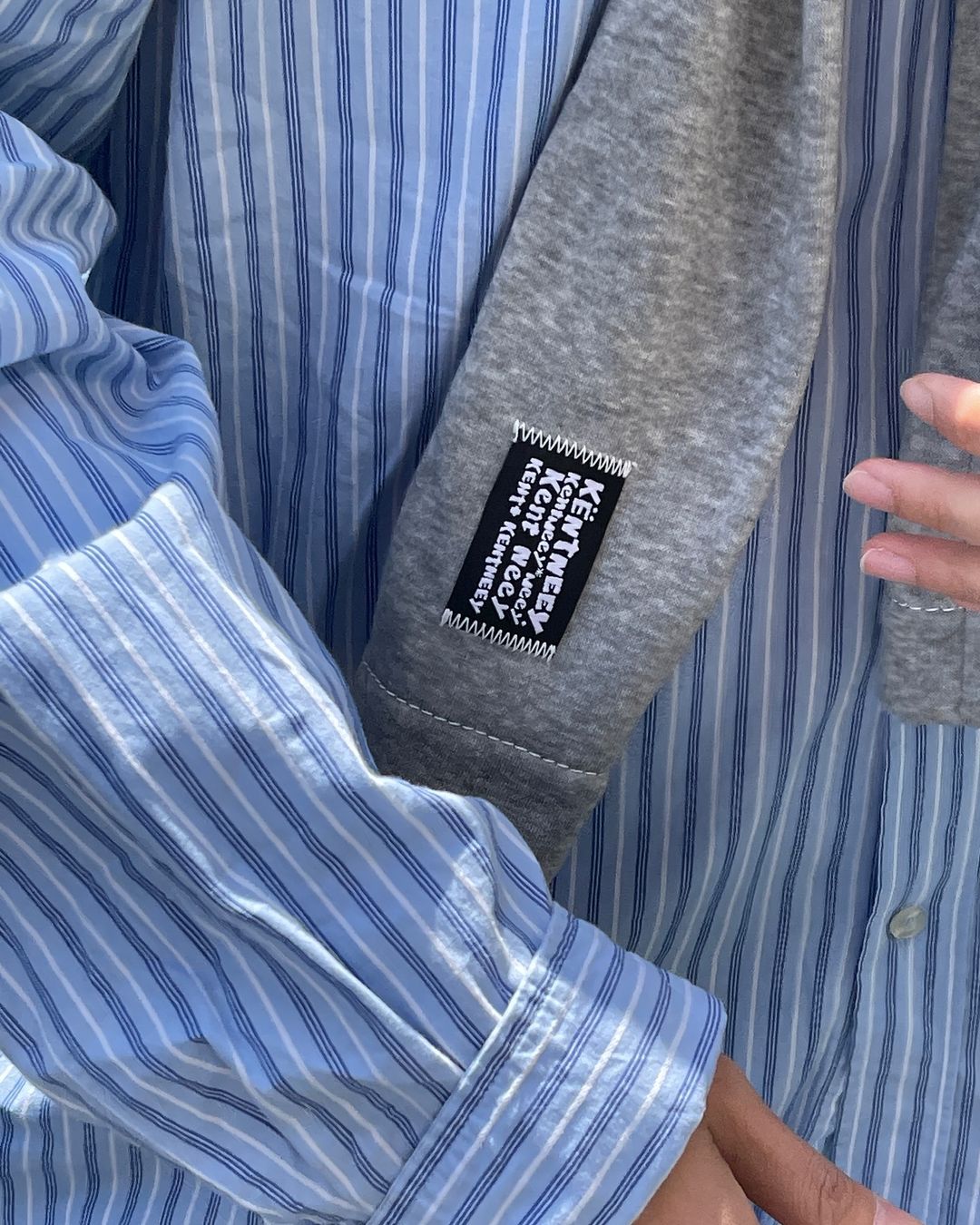 [香港現貨✨] [官方代理💣] KENTNEEY 3-WAY SWEATER DAILY WINDY BAG - MINTY GREY