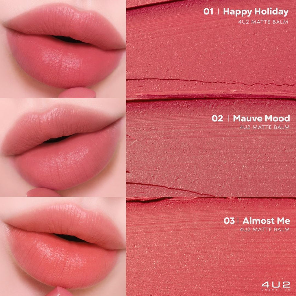 [現貨] 4U2 Matte Balm Lipstick