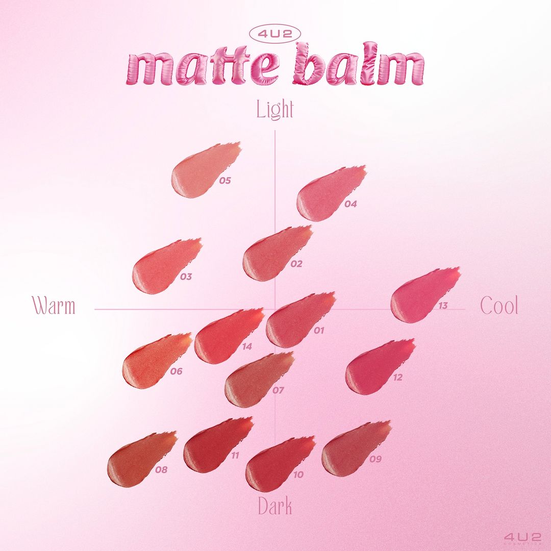 [現貨] 4U2 Matte Balm Lipstick