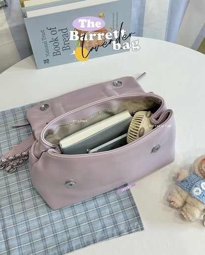 The Ribbon Barrett Bag - Lavender