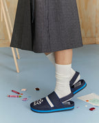 [kuudoo] Denim Flower Sandals (size 35~45 available))